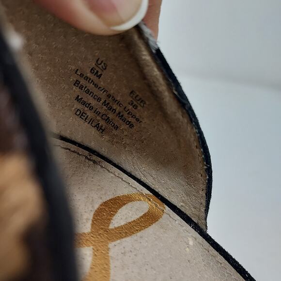 Sam Edelman "Delilah" Pointed Toe Cheetah Stiletto Heels Size 6 - Picture 8 of 8